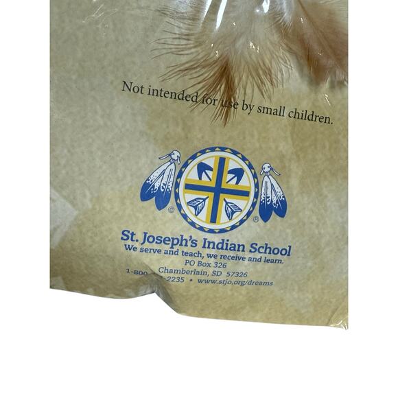 Dreamcatcher Authentic 5” Lakota Sioux Hanging St. Joseph's Indian School NEW - Picture 3 of 4